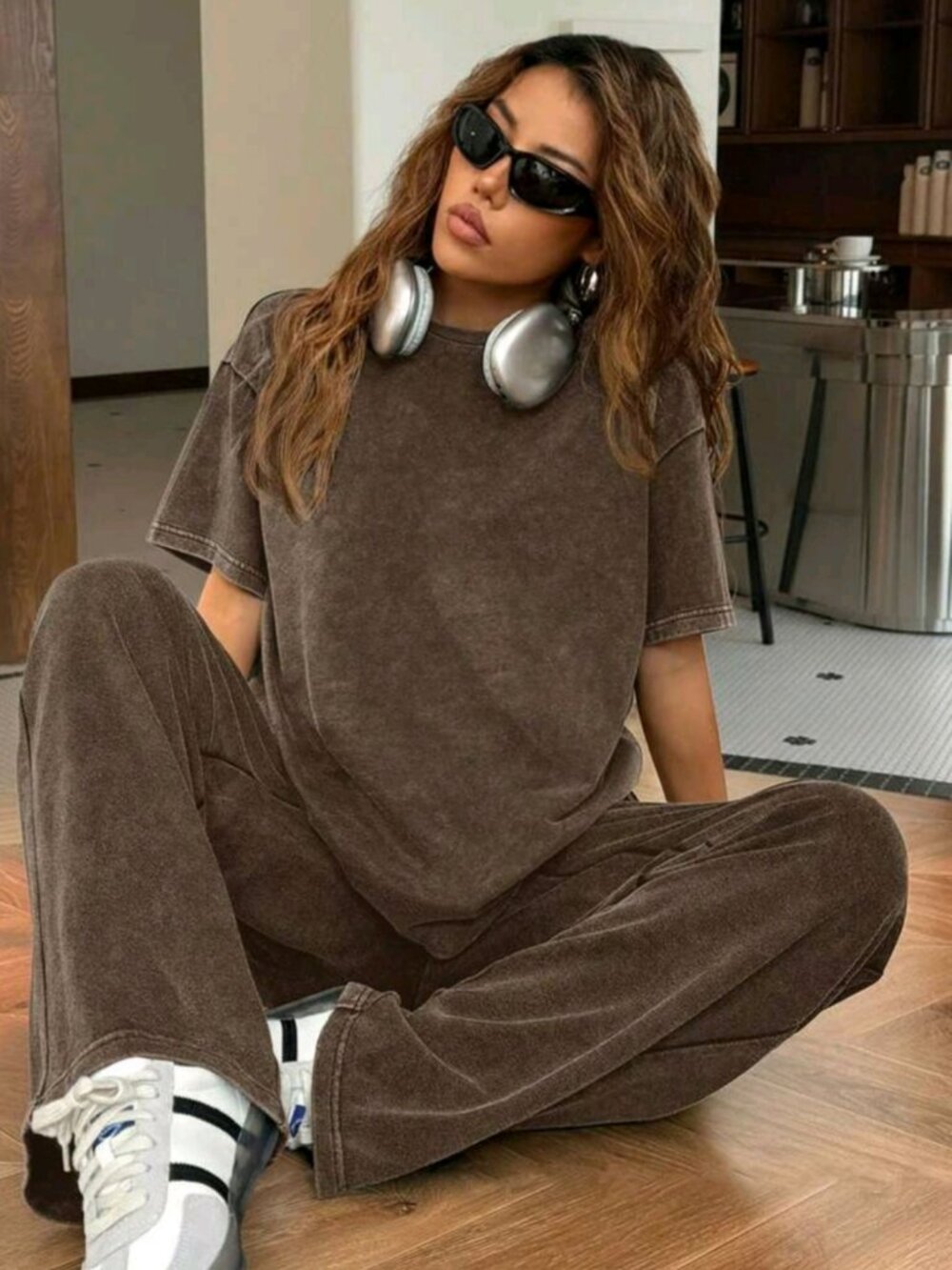 SHEIN EZwear Autumn/Winter Casual Homewear Set